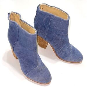 Rag & Bone Newbury Cotton Canvas Ankle Boots